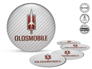 Oldsmobile Emblemas de Rueda Estilo Etiquetas de Cúpula Alta Calidad